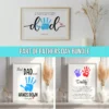 fathers day handprint printable craft