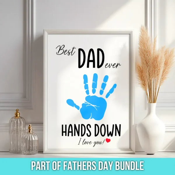 fathers day handprint printable craft 5 fathers day handprint printable craft