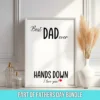 fathers day handprint printable craft