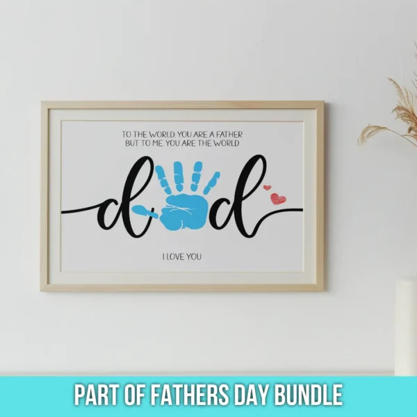 fathers day handprint printable craft 7 fathers day handprint printable craft