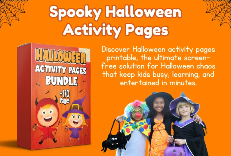 halloween activity pages printable
