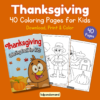 Thanksgiving Coloring Pages Printable for Kids