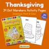 Thanksgiving Dot Markers Activity Book