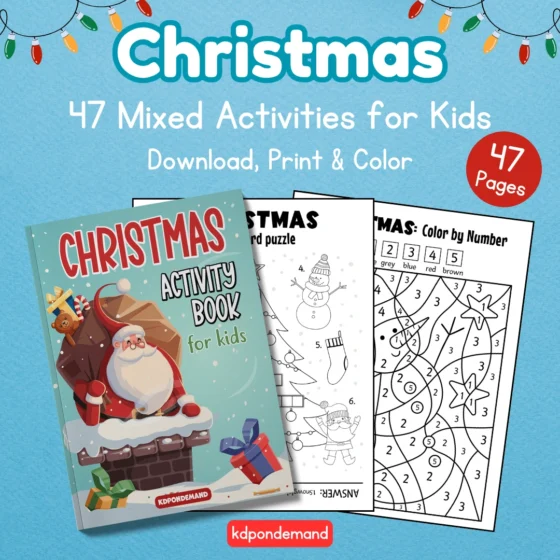 Christmas Activity Pages Printable