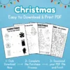 Christmas Activity Pages Printable