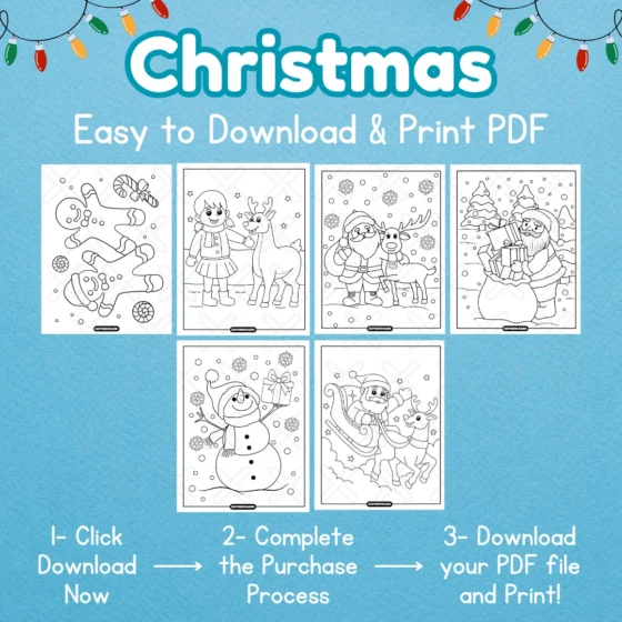 Christmas Coloring Pages for Kids