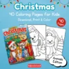 Christmas Coloring Pages Animals