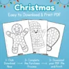 Christmas Dot Markers Printables activity book