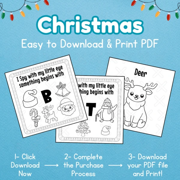 I Spy Christmas book printable I Spy Christmas book printable