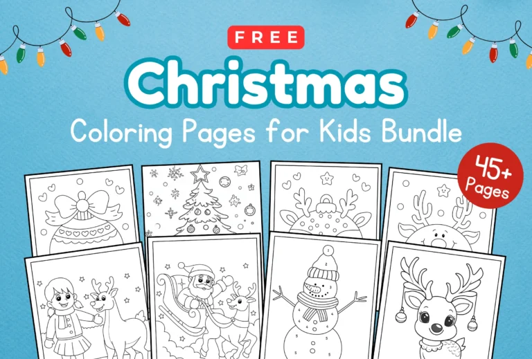 45+ Free Christmas Coloring Pages