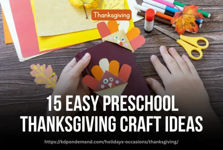 Preschool thanksgiving craft ideas