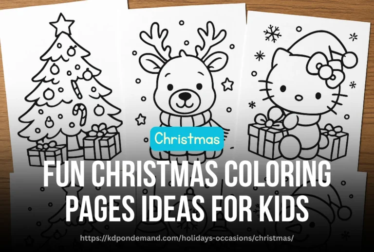 Cute Christmas Coloring Pages ideas for Kids
