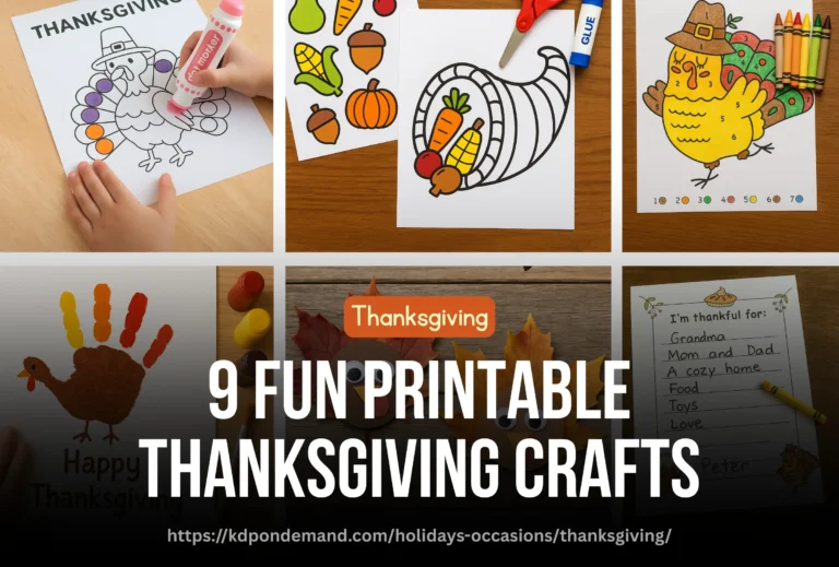 printable thanksgiving crafts