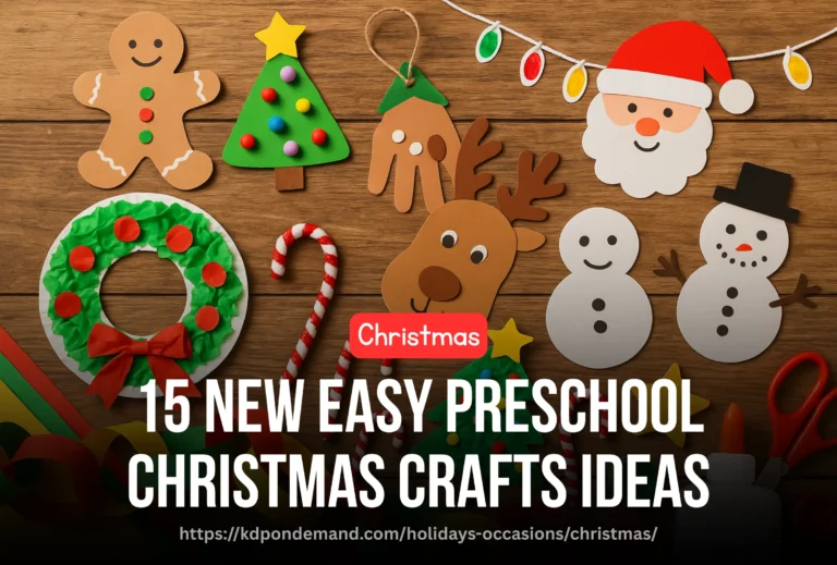 15 New Easy Preschool Christmas Crafts Ideas