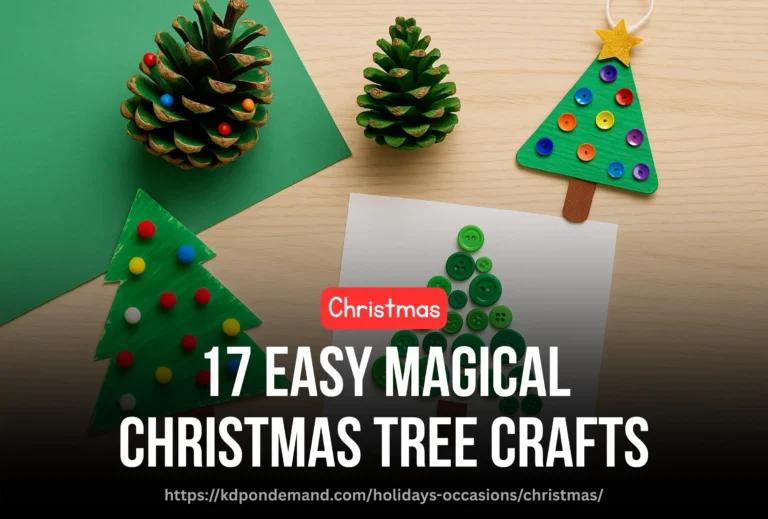 17 Christmas Tree Crafts for Kids