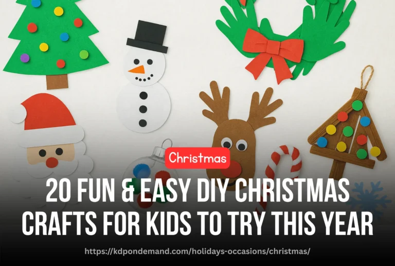 20 DIY Christmas Crafts for Kids