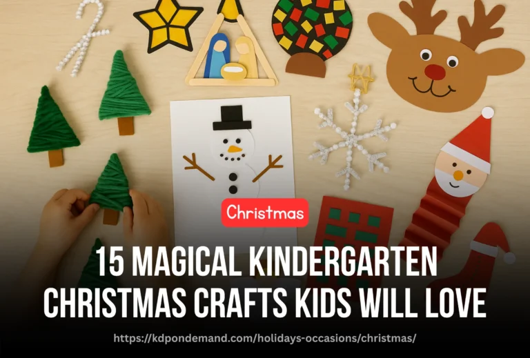 15 Kindergarten Christmas Crafts