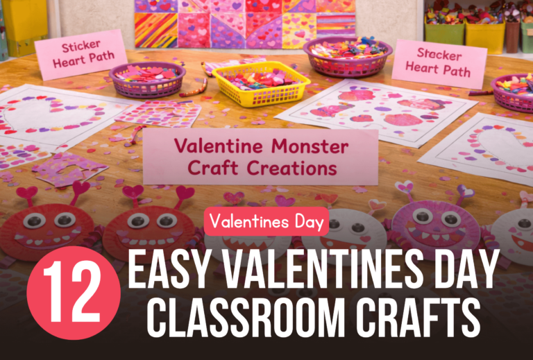 12 Easy Valentines Day Classroom Crafts That Actually Work