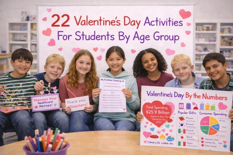 22 Valentines day activities for students by Age Group