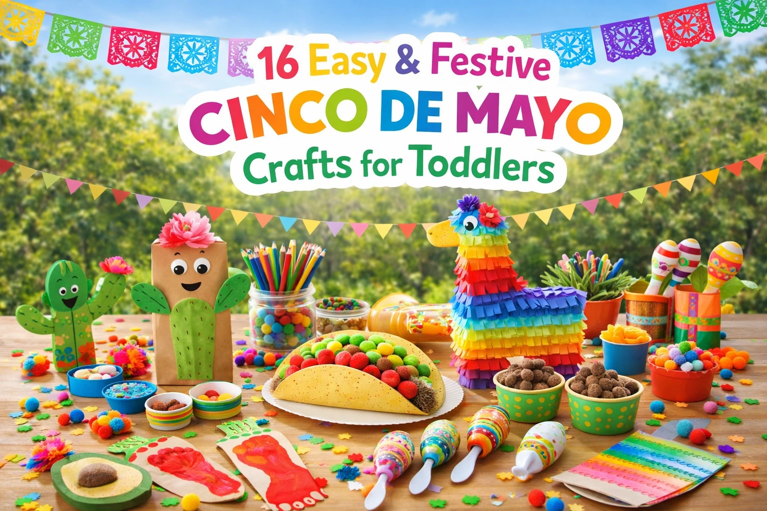 16 Easy & Festive Cinco de Mayo Crafts for Toddlers